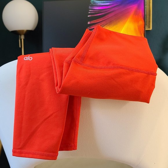 ALO Yoga Pants - International Orange Alo Yoga Pants